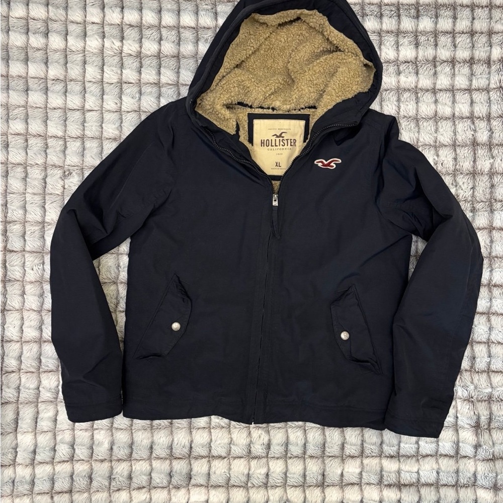 Hollister  Black Hooded Jacket